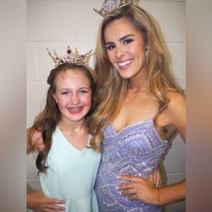 Jovani Purple Beaded Gown, Size 4